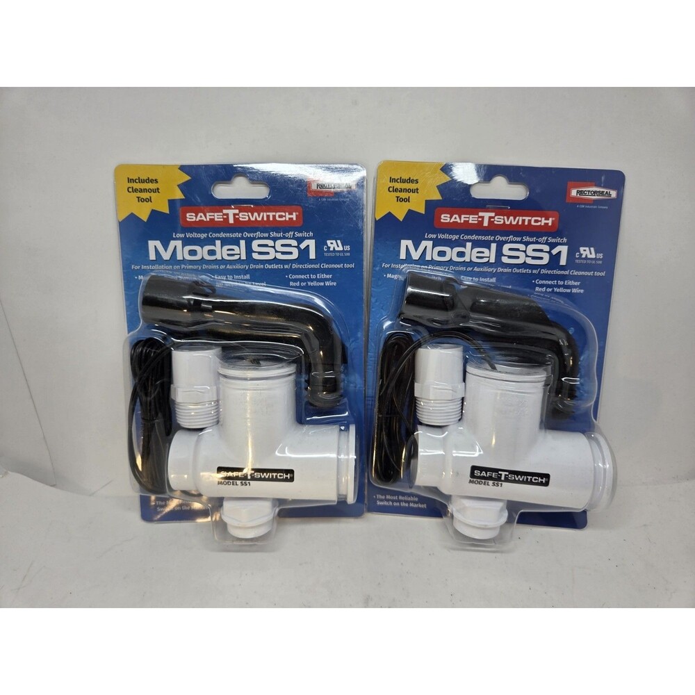HVAC RectorSeal overflow online low volt Safe-T-Switch Model "SS1" set of 2 NIB
